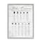 Stupell Industries Traditional Kitchen Conversion Chart Distressed Farmhouse Pattern Framed Wall Art